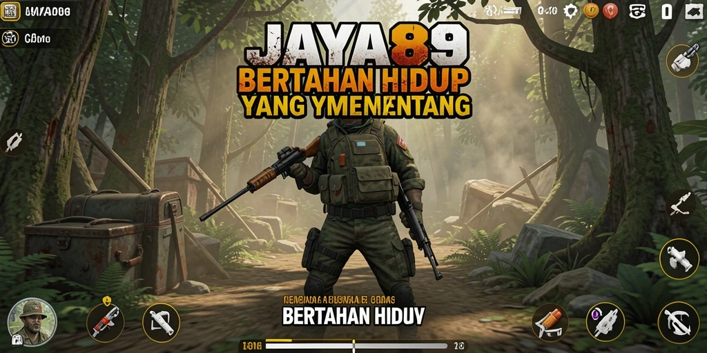 Tampilan antarmuka utama JAYA89 dalam mode Bertahan Hidup yang seru.