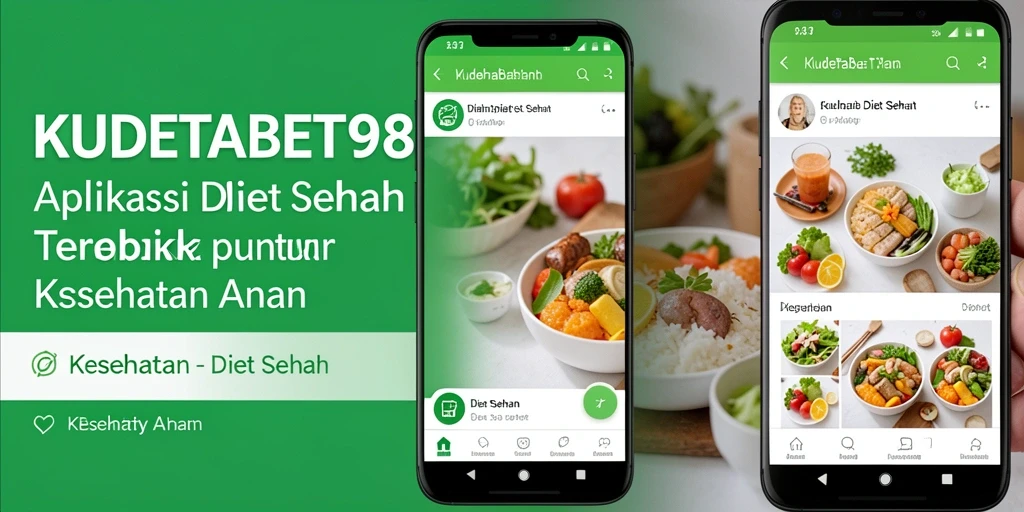 Tampilan antarmuka sederhana dan intuitif aplikasi Diet Sehat.