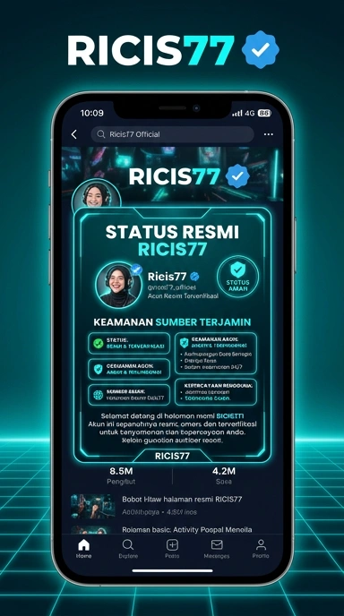 Halaman Resmi ricis77 untuk Pengguna Android
